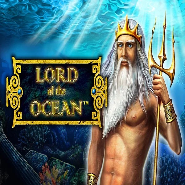 Lord of The Ocean slot logo by Greentube at Wild Card City Casino