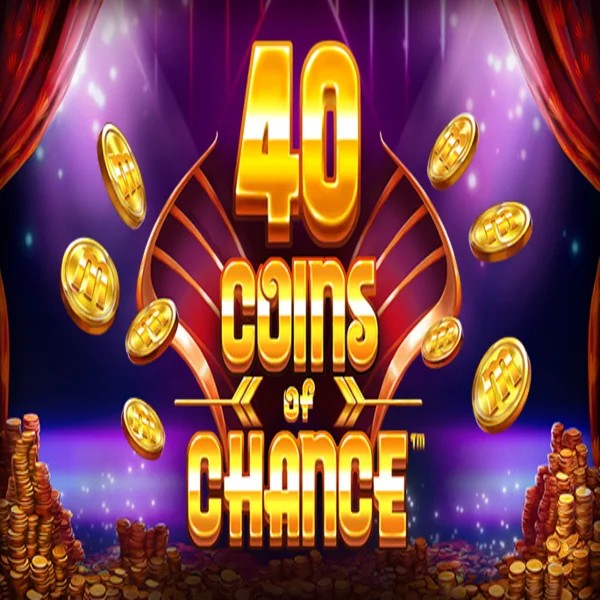 40 Coins of Chance slot logo by SYNOT Games at Wild Card City Casino