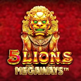5 Lions Megaways logo by Pragmatic Play Wild Card City Casino