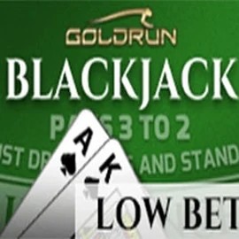Blackjack Low Bets slot logo by Holland Power Gaming at Wild Card City Casino