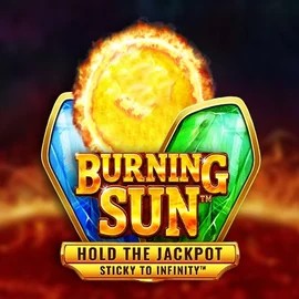 Official Slots logo: Burning Sun by Wazdan at Wild Card City Casino