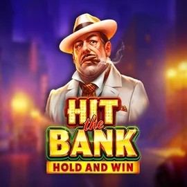 Hit The Bank Hold and Win slot logo by Playson at Wild Card City CasinoHit The Bank Hold and Win