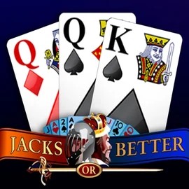 Poker logo of Jacks or Better (Origins) from Playtech at Wild Card City Casino