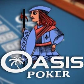 Oasis Poker by Nucleus Gaming, showcased at wildstylecity.com – game logo
